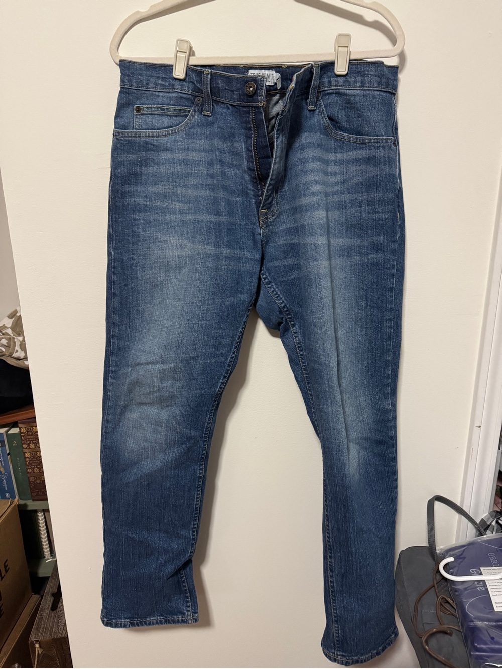 True Craft Men's Medium Blue Straight Jeans